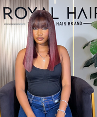 16" 300gms Closure Fringe